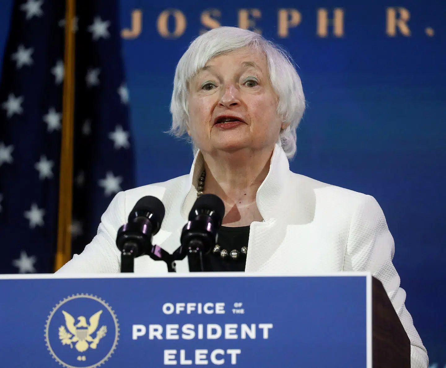 Janet Yellen har tidligere været chef for den amerikanske centralbank og formand for det økonomiske råd, der rådgav Bill Clinton. Nu kan hun blive finansminister.