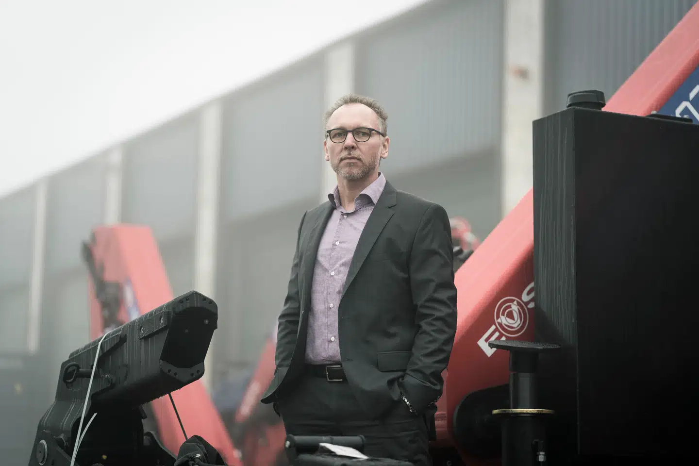 Brian Stage er adm. direktør i HMF Group, en af verdens førende leverandører af lastbilmonterede kraner. Han ser nu langt mere optimistisk på fremtiden, end han gjorde i foråret, selvom coronakrisen har ramt virksomheden hårdt. PR-foto