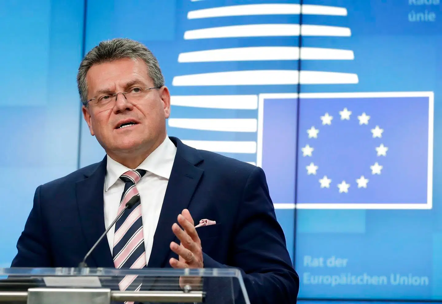 Arkivfoto: EU-kommissær Sefcovic bekræfter aftalen.