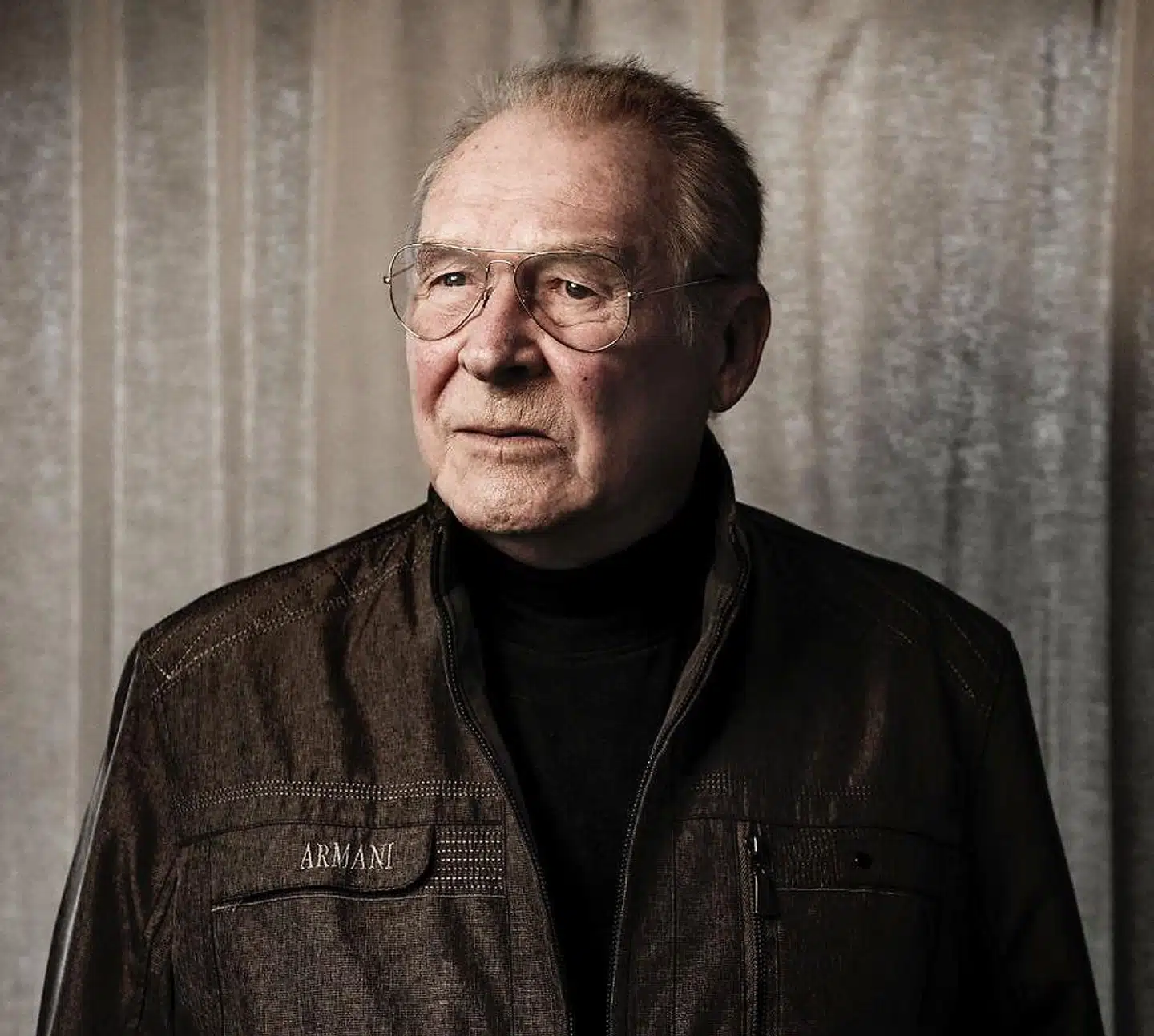 Klaus Pagh i sit hjem i Tuborg Havn. Han er tirsdag sovet stille ind.