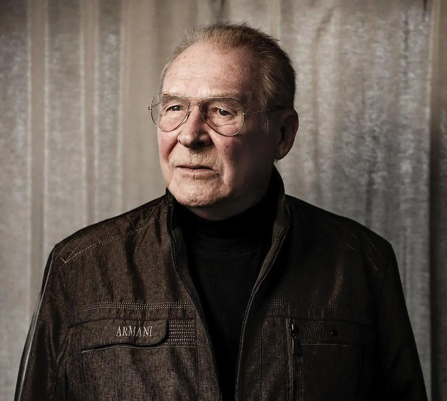 Klaus Pagh i sit hjem i Tuborg Havn. Han er tirsdag sovet stille ind.