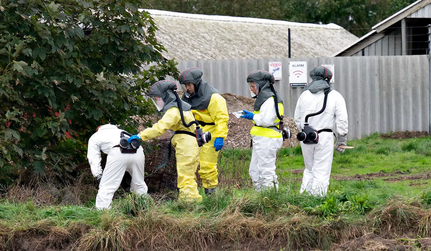 Fødevarestyrelsens håndtering af minkforløbet og den dertilhørende aflivning har fået skarp kritik fra flere aktører, der mener, at Fødevarestyrelsen ikke har overholdt sine egne retningslinjer. Her ses et billede fra Gjøl-området i Nordjylland fra 8. oktober 2020, hvor en medarbejder er blevet dårlig af arbejdet.