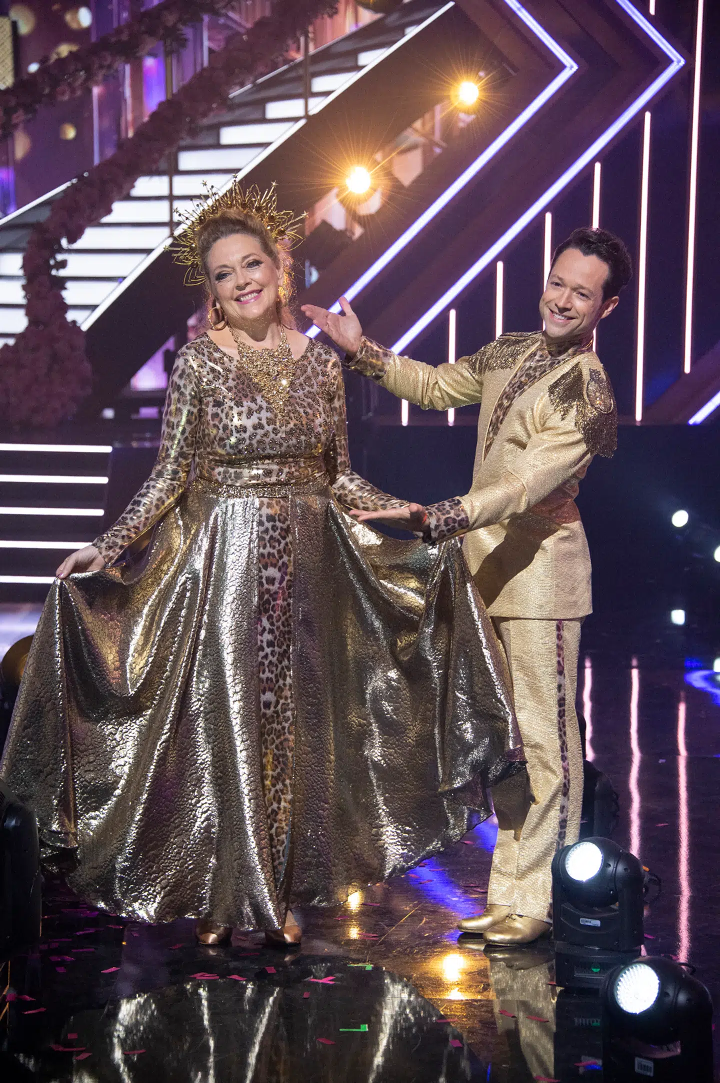 Carole Baskin og Pasha Pashkov i »Dancing with the Stars«, der er den amerikanske pendant til »Vild med dans«.
