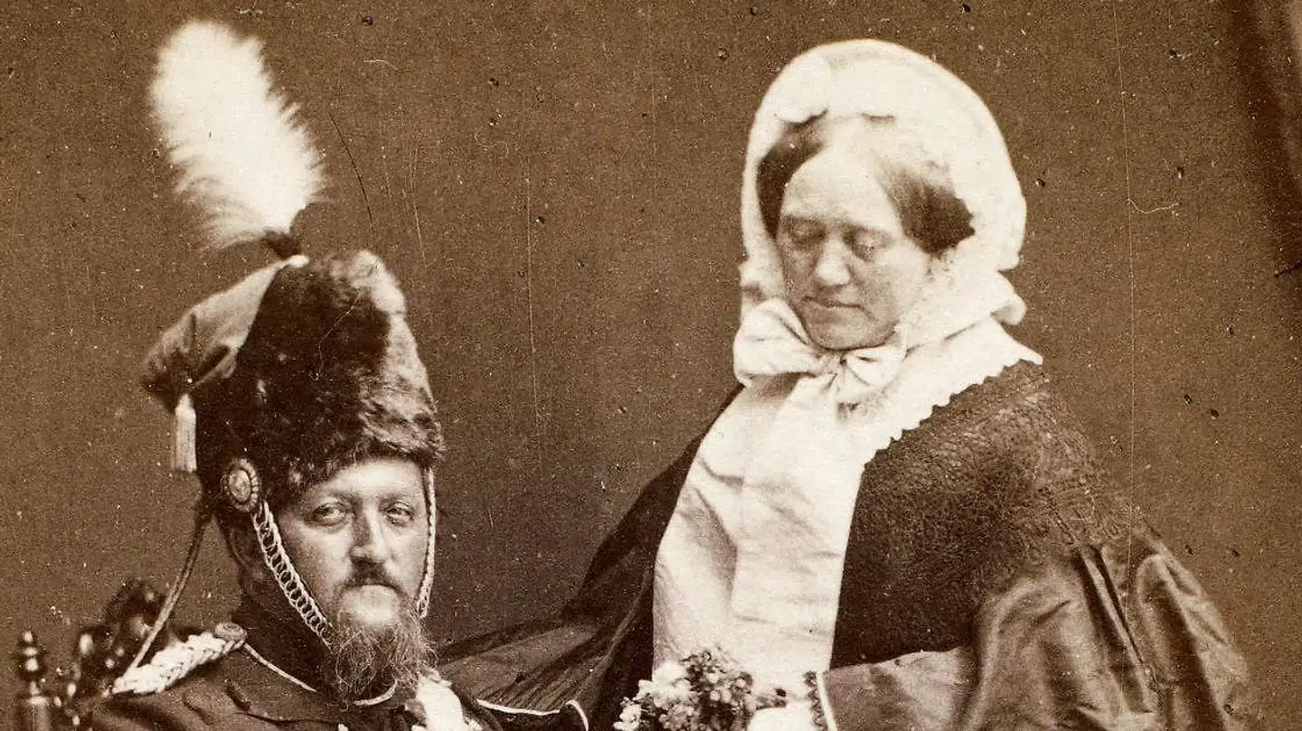 Grevinde Danner og Frederik VII. Hun havde en gavnlig virkning på den psykisk ustabile konge.