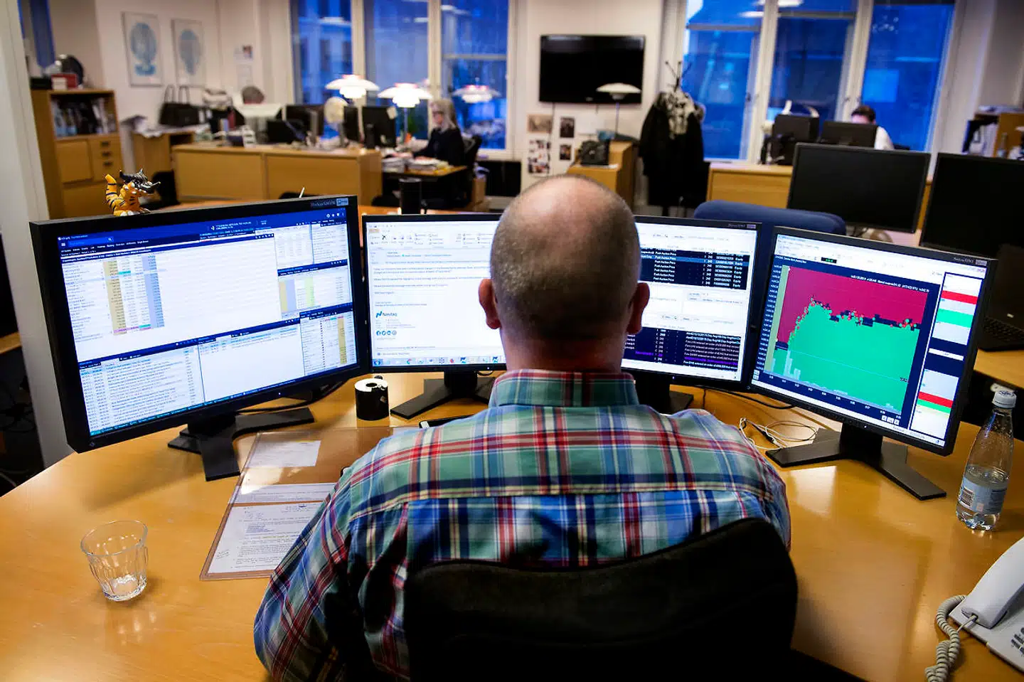 Coronakrisen har sat sit tydelige præg på, hvilke danske aktier der har klaret sig godt og skidt i 2020. Arkiv