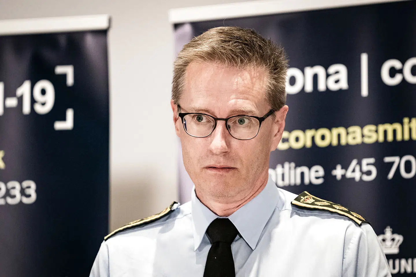 Rigspolitichef Thorkild Fogde siger i meddelelse, at han ikke har set eller godkendt det talepapir til betjente, der pressede minkavlere til at aflive mink.