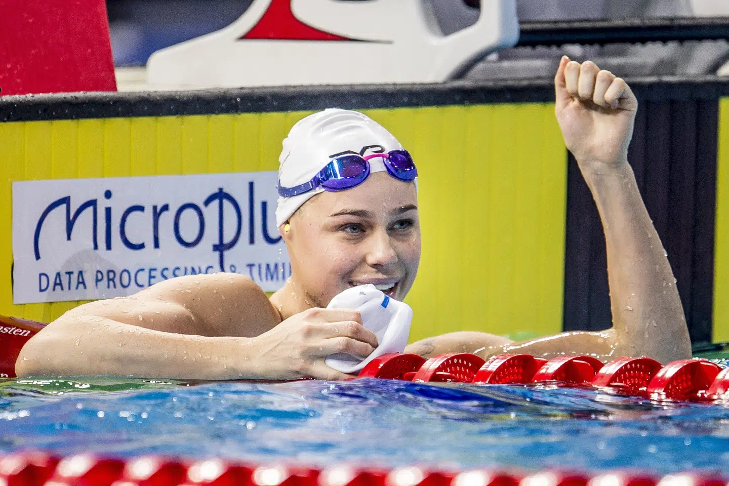 Pernille Blume var lørdag i bassinet i Budapest. (Arkivfoto) Mads Claus Rasmussen/Ritzau Scanpix