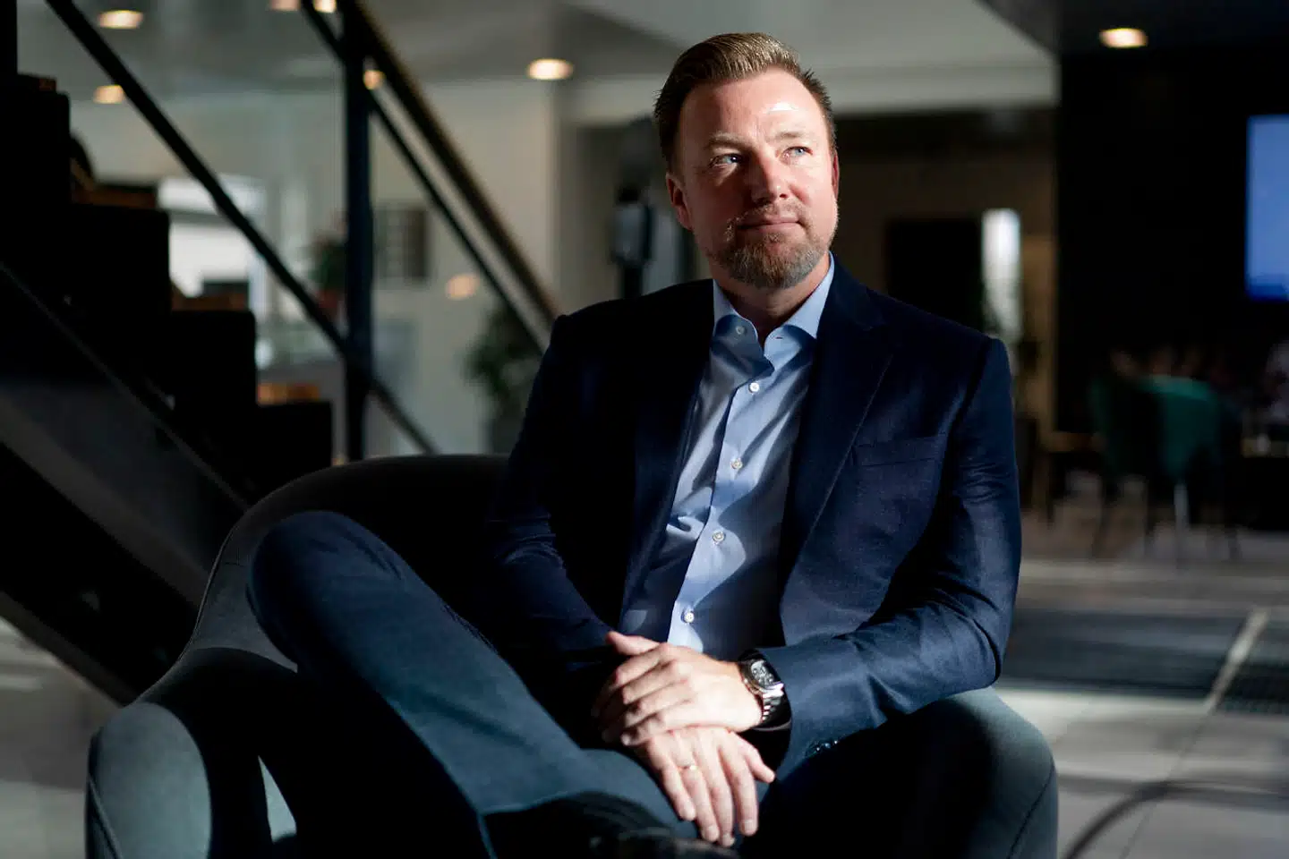 »Selv om man måske ikke skulle tro det, så var min far vel dybest set ret introvert. Han ofrede sig selv for forretningen, og der har altid stået vækst og ekspansion i panden på ham.«