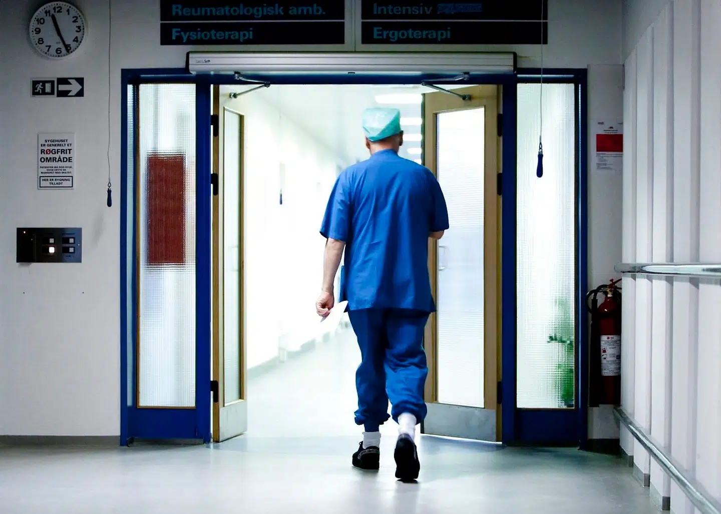 Flere medarbejdere er smittet med covid-19 på Bispebjerg Hospital. Arkivfoto: Morten Stricker/Ritzau Scanpix