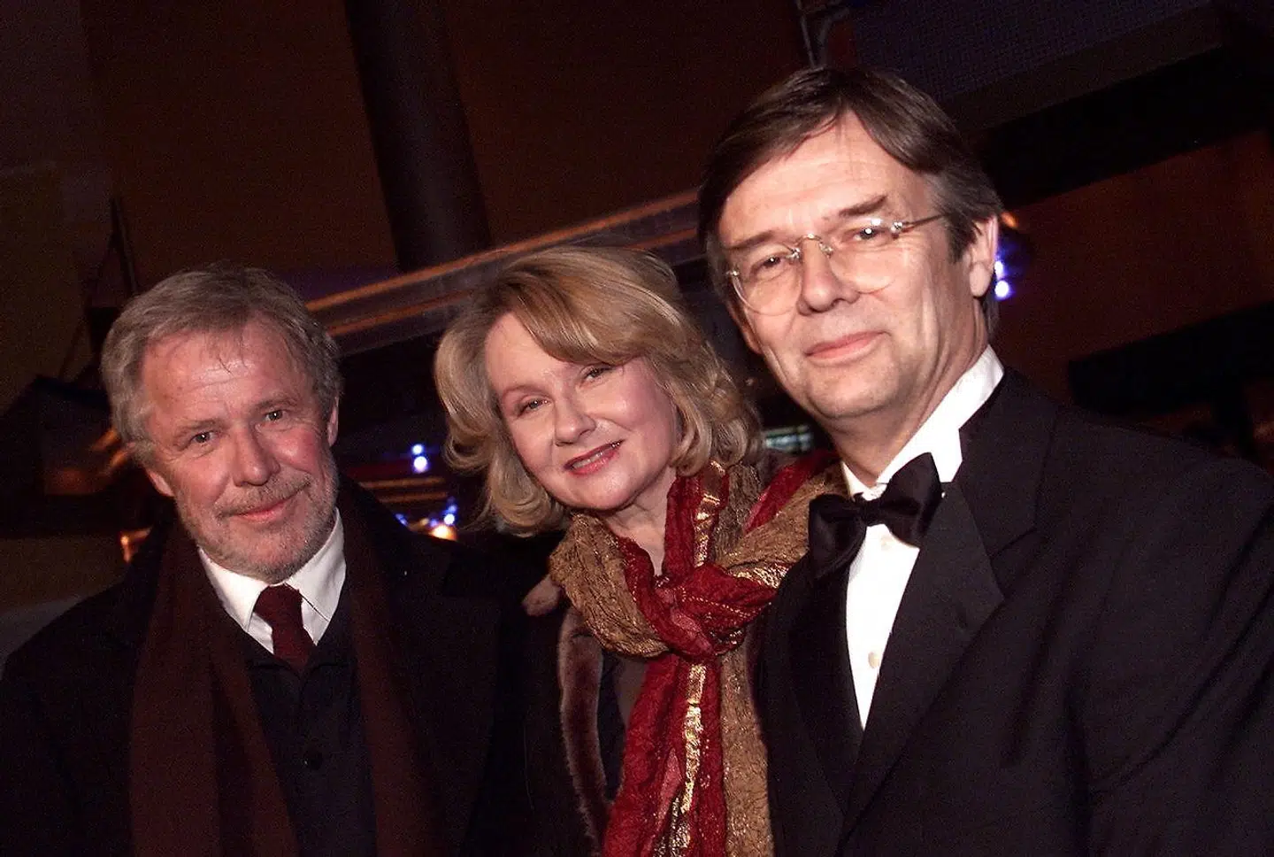 Sven Wollter sammen med Bille August og Viveka Seldahl.