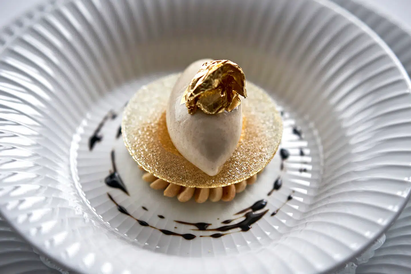 Der er nogle signaturretter, som har været populære gennem årene på Clou, der er blevet videreudviklet på til The Samuel. Her er det en tidligere dessert fra Clou.