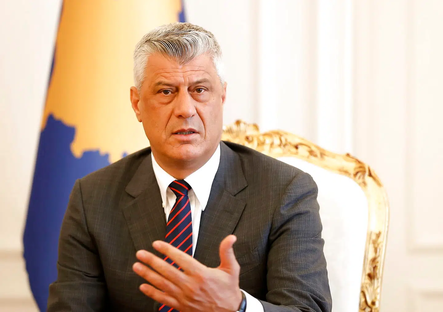 Arkivfoto: Kosovos præsident, Hashim Thaci, træder tilbage.