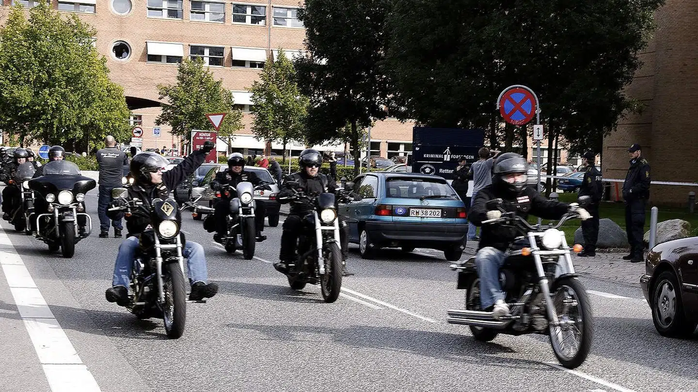 Mange rockermotorcykler er leasede, og dermed kan politiet og myndighederne ikke beslaglægge dem. Det vil regeringen nu ændre på. Arkivfoto: Liselotte Sabroe/Ritzau Scanpix