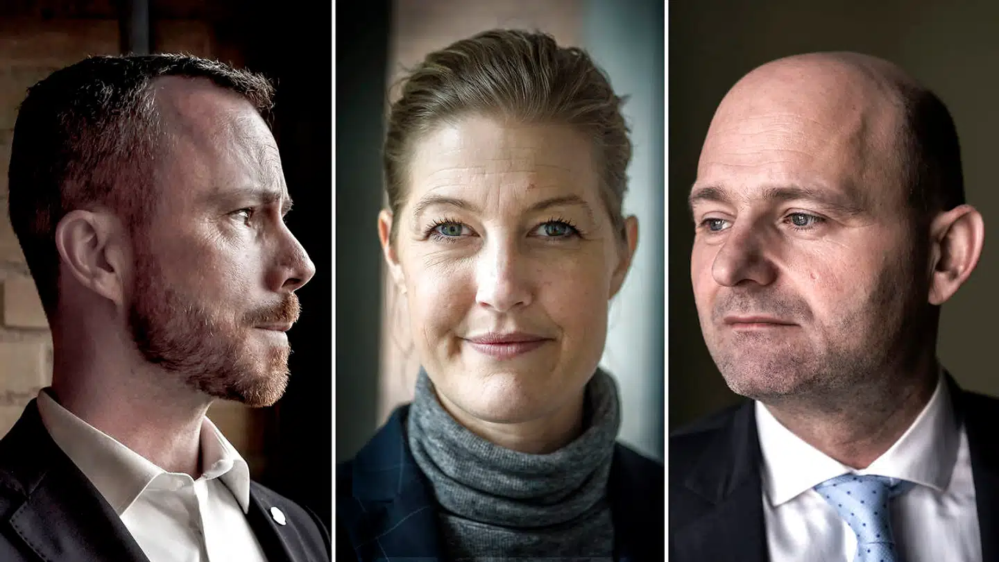 Tre partiledere – Venstres Jakob Ellemann-Jensen, de Radikales Sofie Carsten Nielsen og de Konservatives Søren Pape Poulsen – danner nu en alliance, der øger presset på regeringen forud for de afgørende forhandlinger om flere grønne biler.