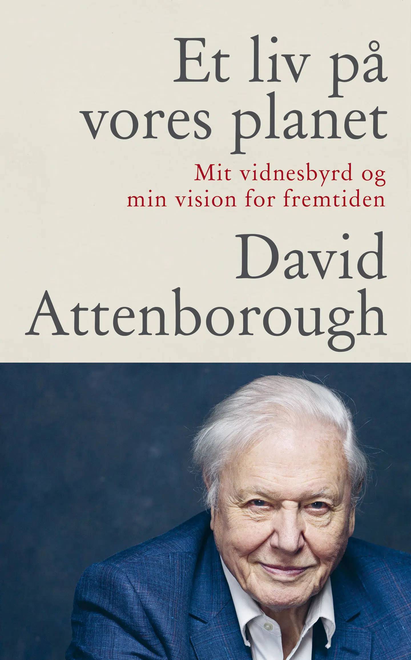 Bogomslaget på David Attenboroughs nye bog.