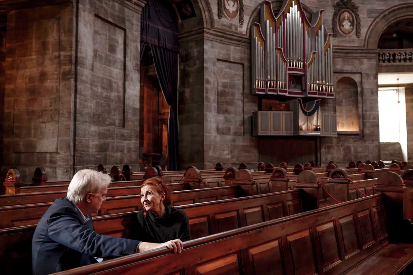 Siden hun var barn, er hun kommet meget i kirken. Mormoderen var organist, og som barn elskede Bodil Jørgensen at sidde ved siden af hende, når hun spillede.