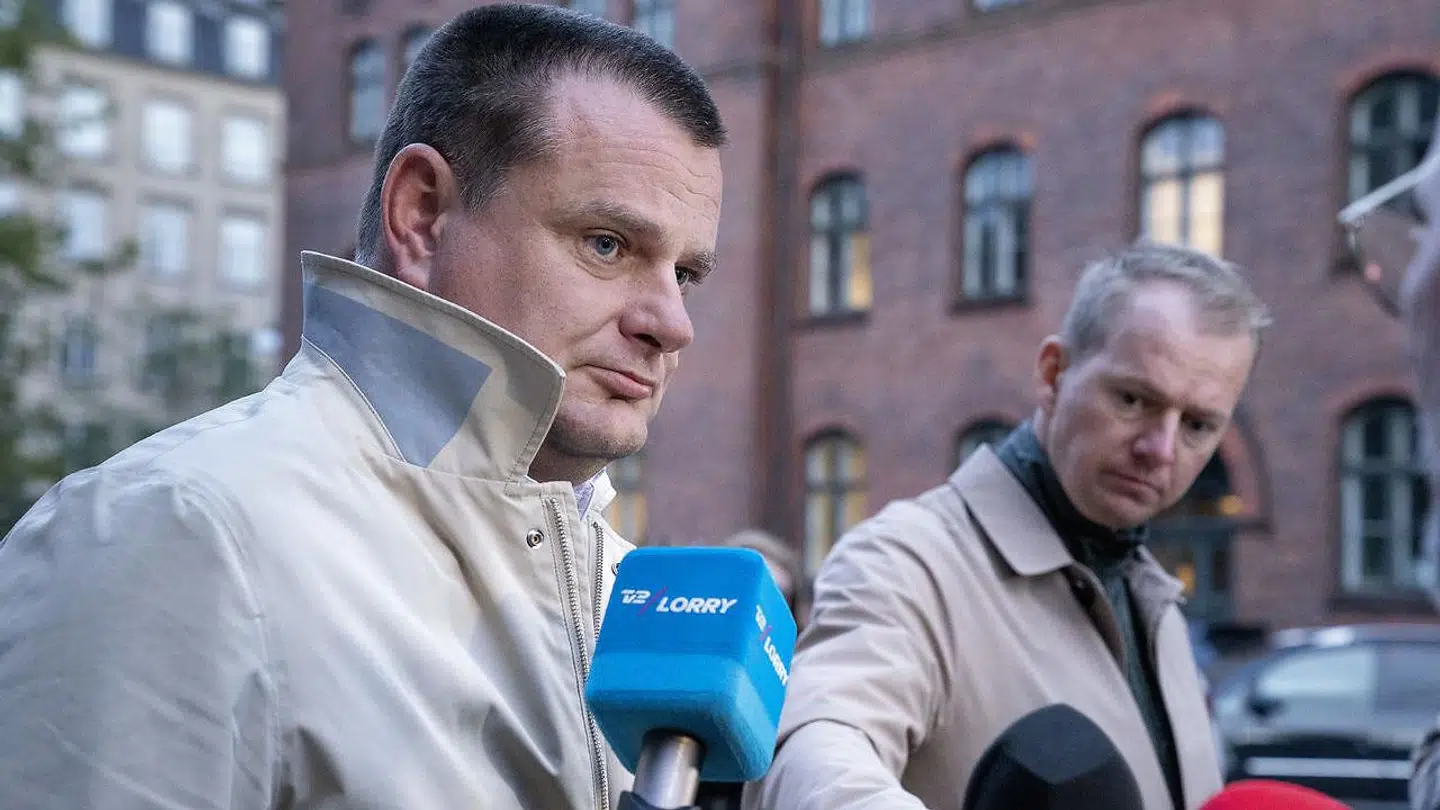 Lars Weiss ved krisemødet søndag aften. Han er siden blevet overborgmester. (Foto: Claus Bech/Ritzau Scanpix)