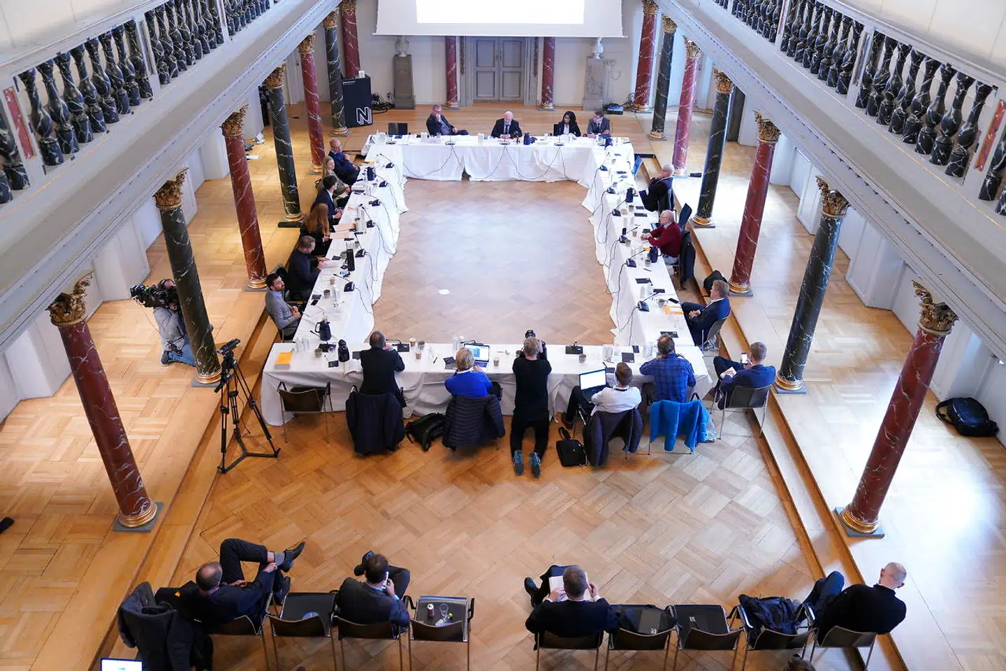 Det Økonomiske Råd præsenterer Vismandsrapporten Dansk Økonomi, efterår 2020 i Festsalen på Nationalmuseet i København, tirsdag den 20. oktober 2020.