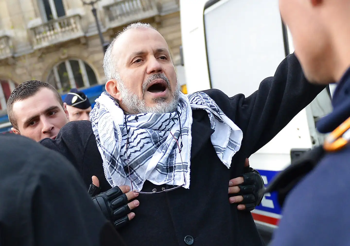 Abdelhakim Sefrioui, her fotograferet i 2012, er en kendt islamistisk aktivist. Han deltog aktivt i kampagnen mod Samuel Paty. Han sidder nu fængslet, mistænkt for meddelagtighed.