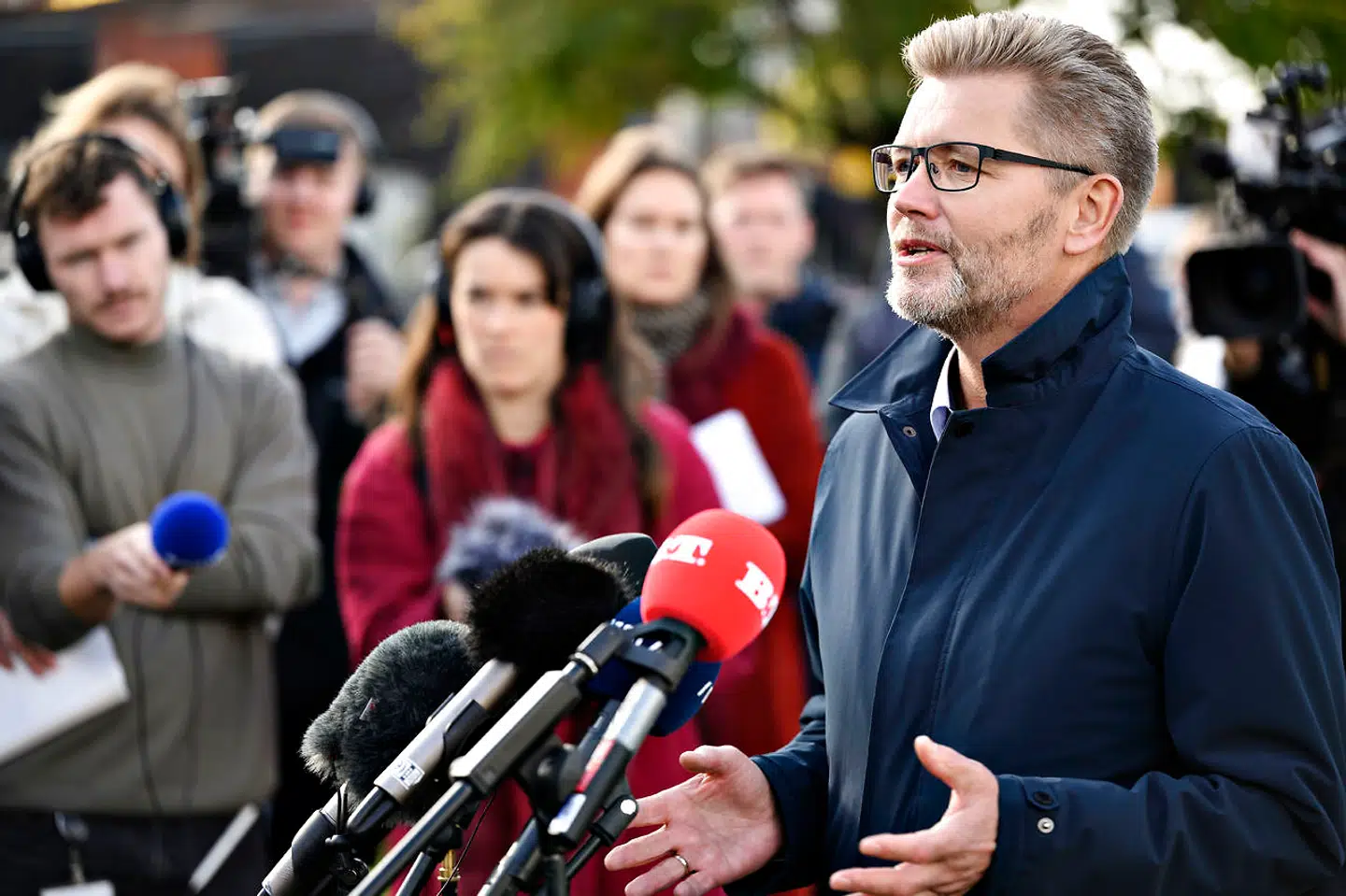 Overborgmester Frank Jensen (S) holder pressemøde på Islands Brygge i København, mandag den 19. oktober 2020. Her meddelte han, at han træder tilbage som overborgmester og som næstformand i Socialdemokratiet.