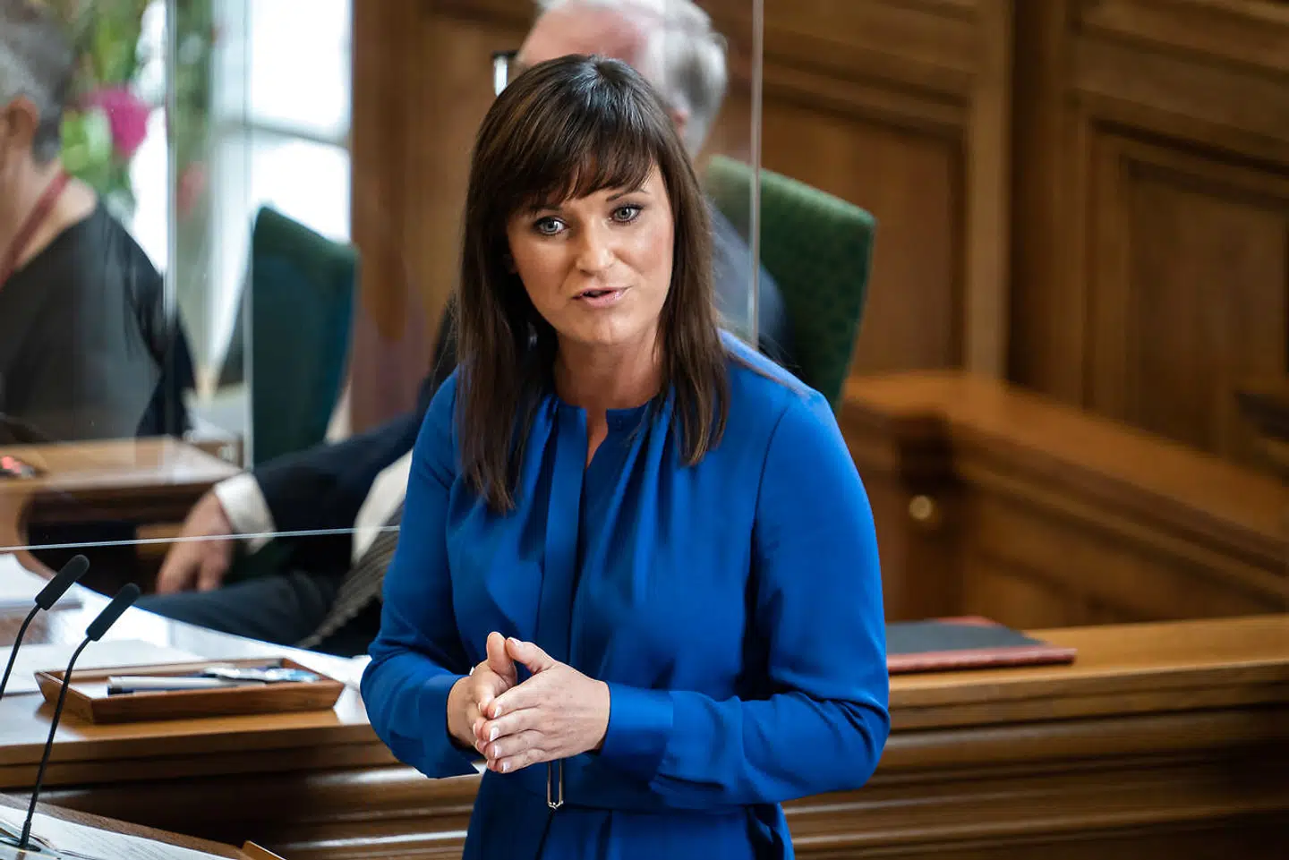 ARKIVFOTO: Sophie Løhde (V) under folketingets åbningsdebat i Folketingssalen på Christiansborg, torsdag 8. oktober 2020. (Foto: Emil Helms/Ritzau Scanpix)