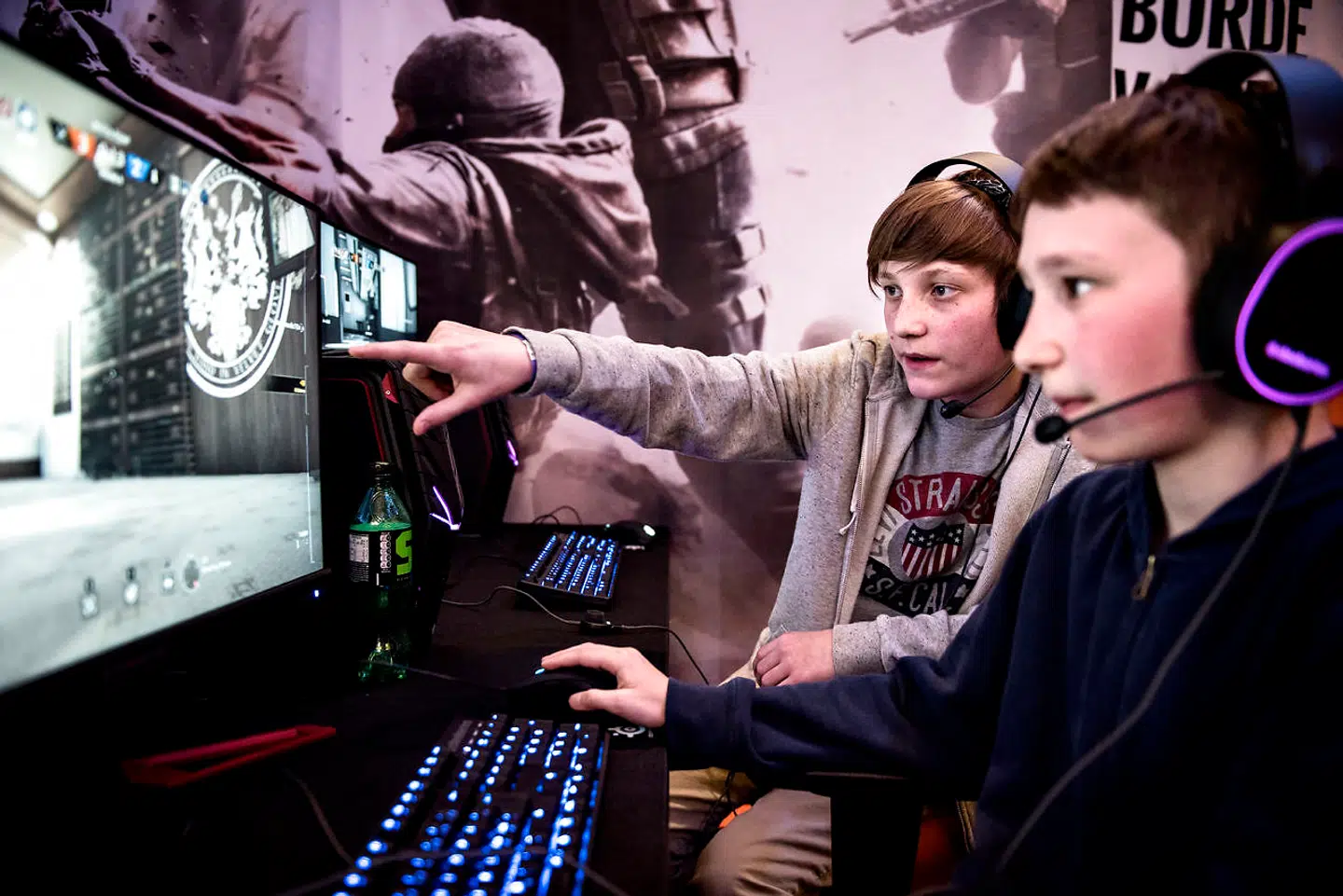 Computerspil skaber ofte konflikter i familierne. Men der er råd at hente, så man så vidt muligt kan undgå en konflikt, lyder det fra en ekspert. Arkivfoto: Ida Guldbæk Arentsen/Ritzau Scanpix