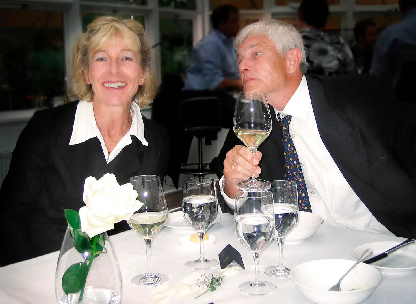 Nina Munch-Perrins forældre, journalisterne Ebbe Munch-Andersen og Lone Zilstorff. ( Privatfoto 2007)