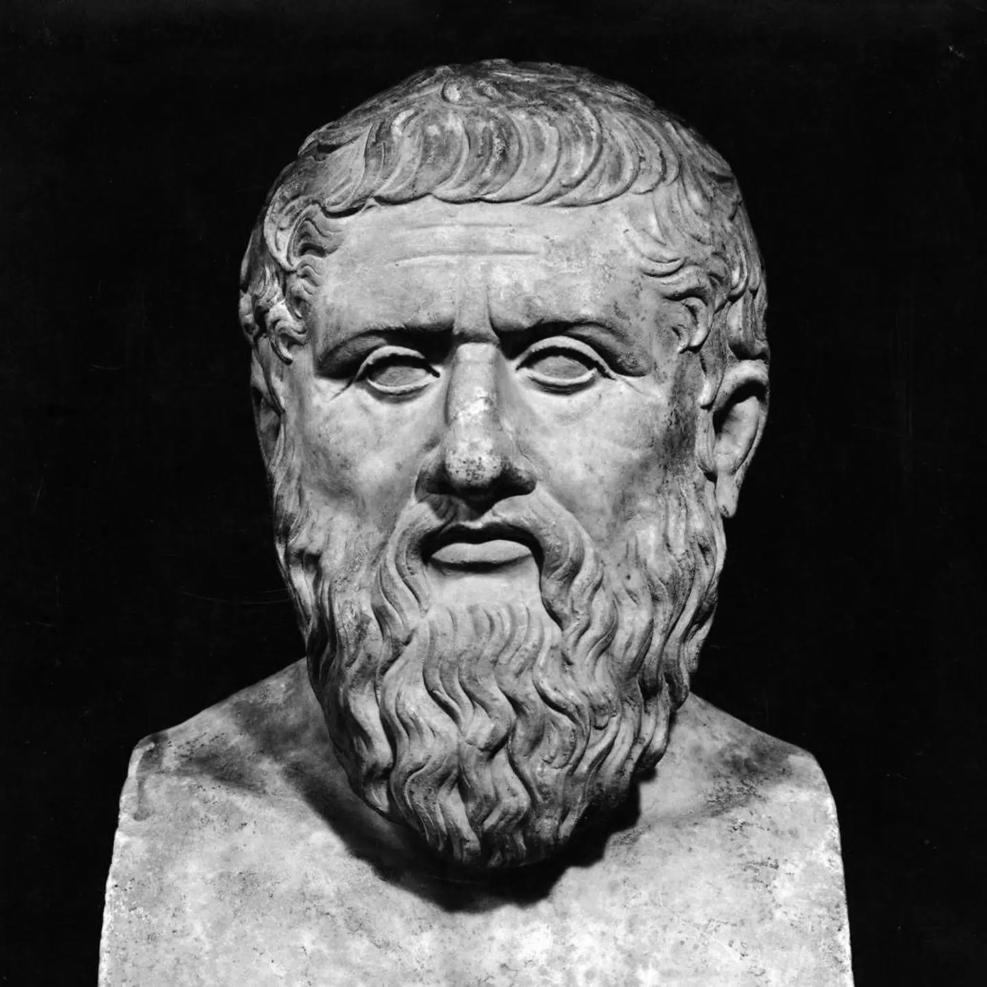 Den græske filosof Platon levede fra 427 f.Kr. til 347 f.Kr.
