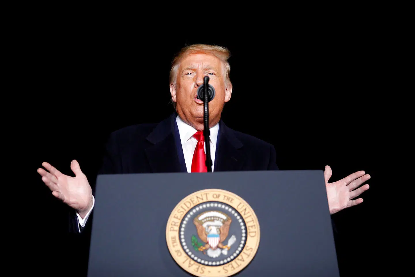 Arkivfoto: Donald Trump blokerer kinesiske TikTok.