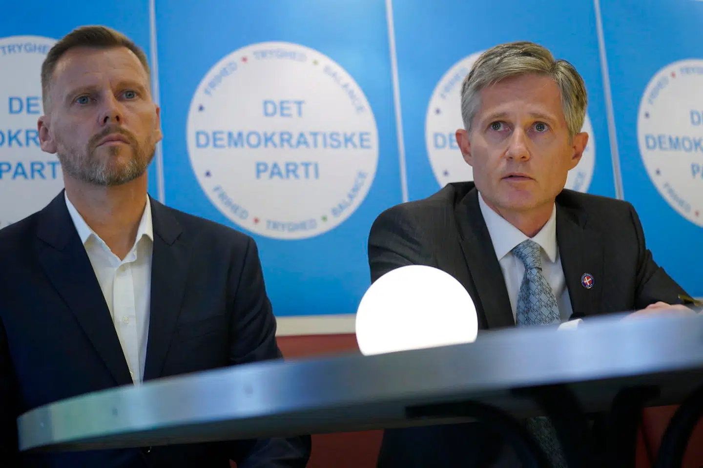 Formand for Det demokratiske Parti. Peter Hjorth. Partiet Det Demokratiske Parti præsenteres på et pressemøde på Café Dan Turèll i København fredag den 18. september 2020.