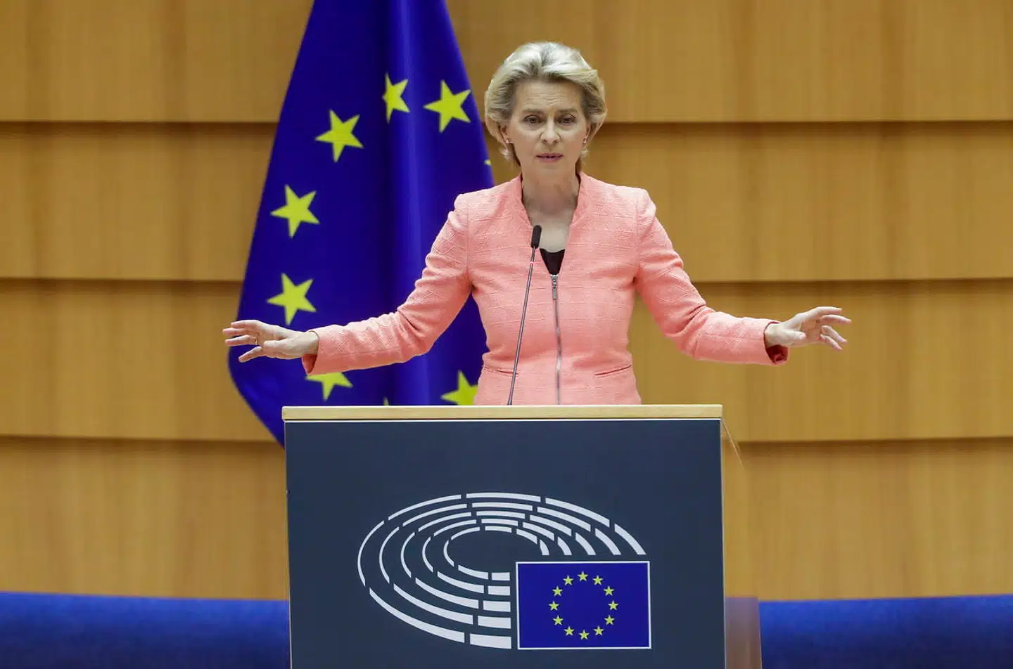 EU-Kommissionens formand Ursula Von Der Leyen.