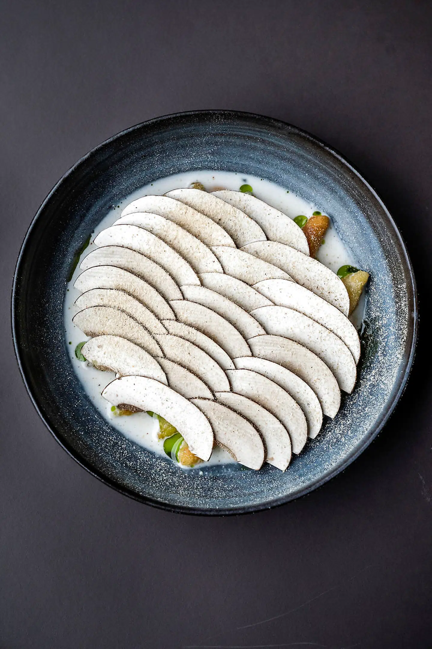 Kartoffelgnocchi med svampe.