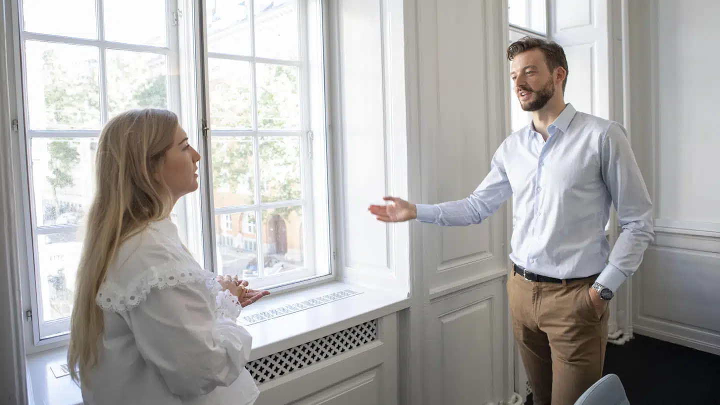 »Jeg har med vilje valgt kvindelige mentorer alle tre gange,« fortæller Mads Hørlyck. (Foto: Frej Rosenstjerne)