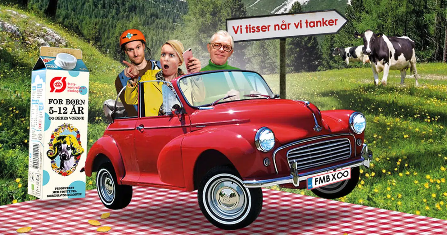 "Vi tisser når vi tanker" er undertitlen på Teater Hunds forestilling for dem, der endnu ikke er startet i skolen.