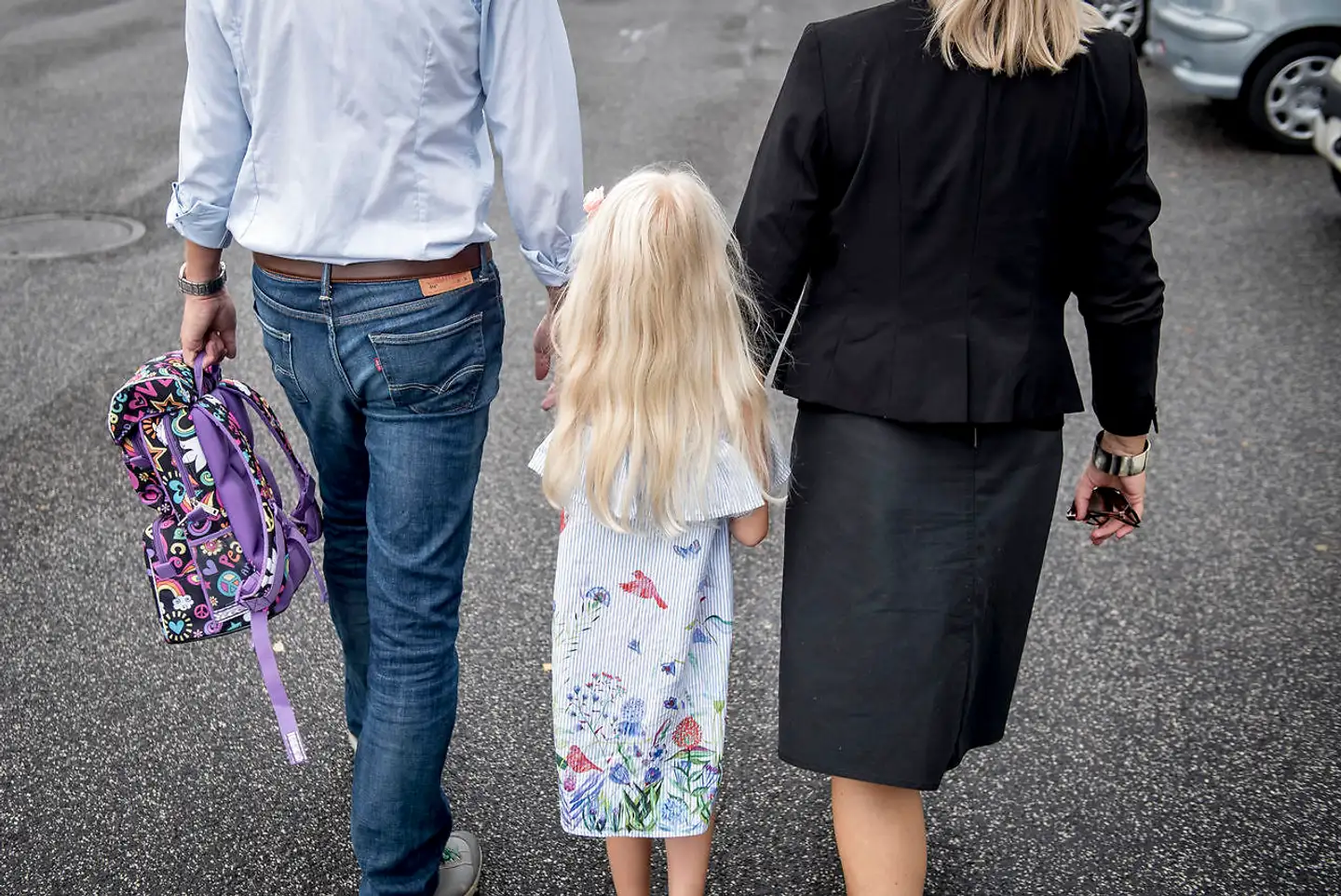 Forældre på Frederiksberg skal blive bedre til at holde afstand. Ellers vanker der bøder. Arkivfoto: Mads Claus Rasmussen/Ritzau Scanpix