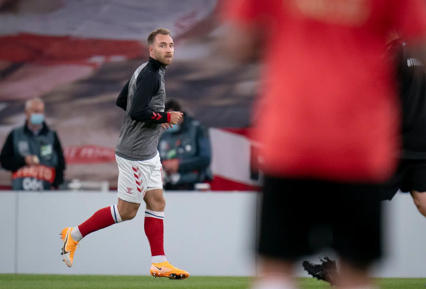 Denmarks Christian Eriksen before the Nations League Group stage football match between Denmark and Belgium at Parken Stadium in Copenhagen, Denmark, September 5, 2020.. (Foto: Liselotte Sabroe/Ritzau Scanpix)
