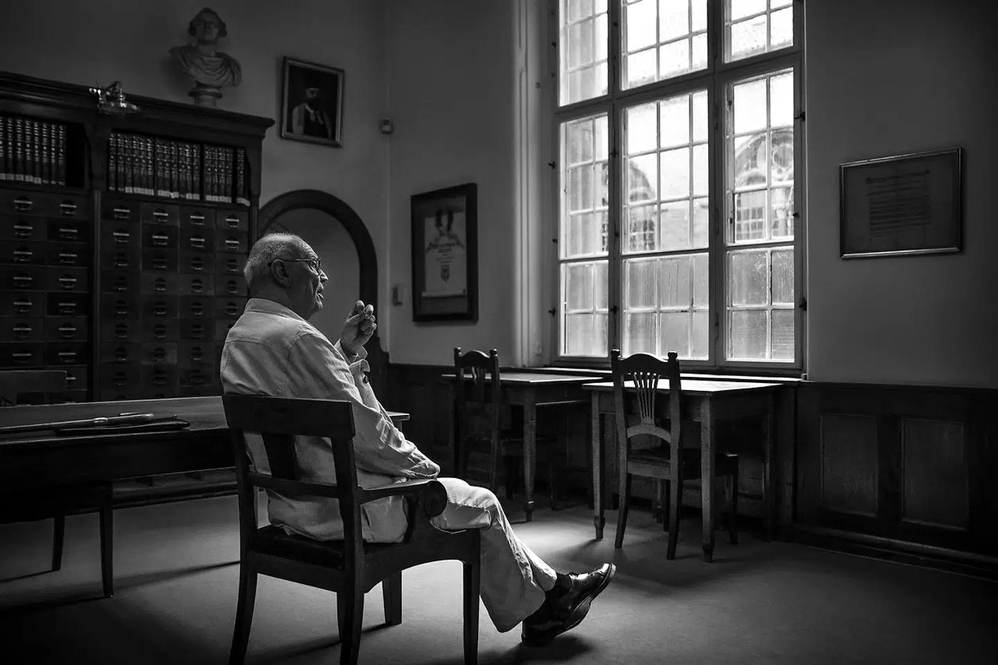 Det Kongelige Bibliotek er Niels Barfoed kommet på siden 1949. Det var også her, han skrev sin disputats om Don Juan.