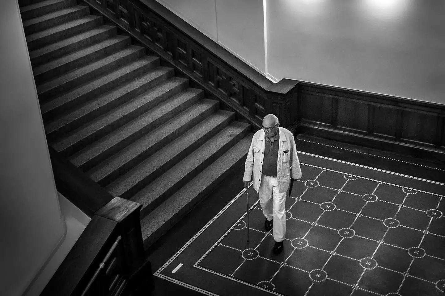 Det Kongelige Bibliotek betyder noget helt særligt for Niels Barfoed. Det er her, han har skrevet flere af sine bøger.