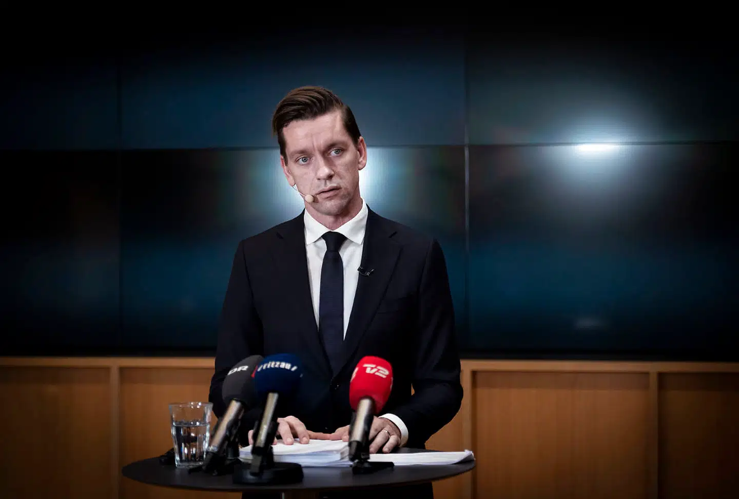 Boligminister Kaare Dybvad (S). Transport- og Boligministeriet holder pressemøde om rapport fra ekspertgruppen vedrørende boligreguleringslovens § 5, stk. 2 i ministeriets mødecenter tirsdag 29. oktober 2019.