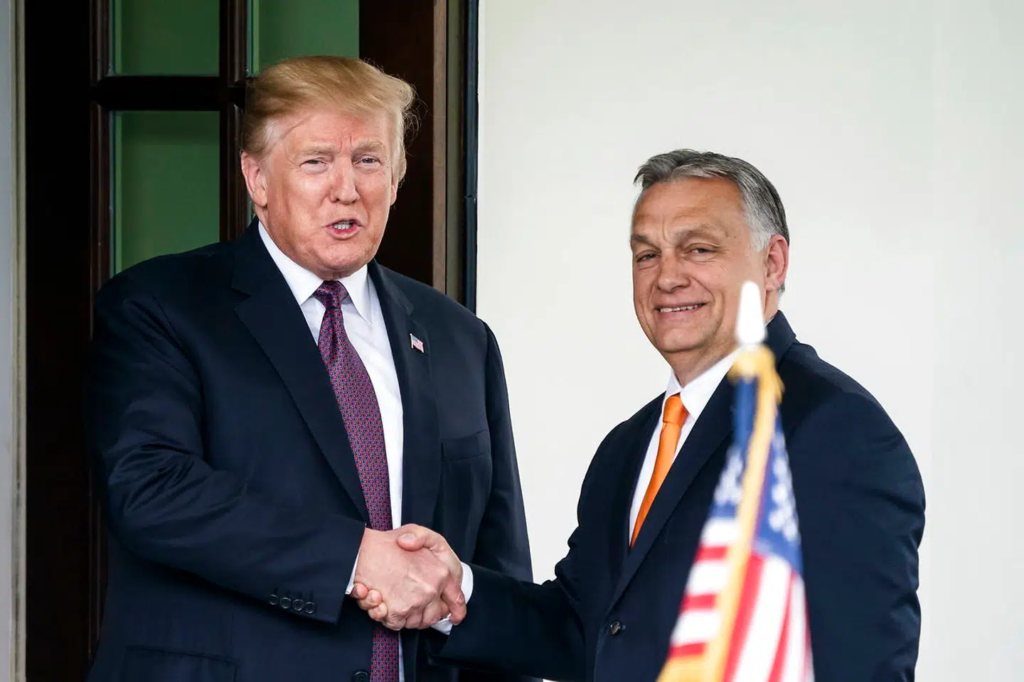 Donald Trump og Ungarns statsleder Viktor Orbán.