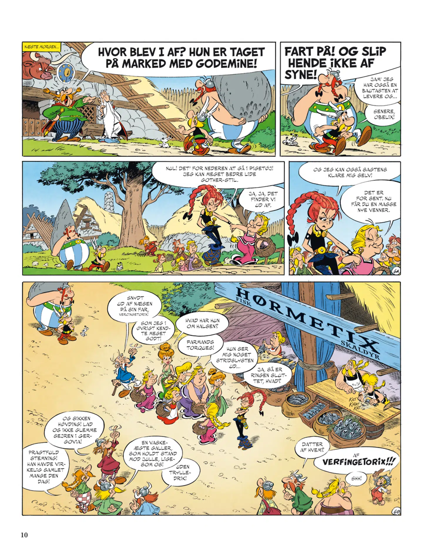 Asterix udkommer på dansk på Forlaget Cobolt.