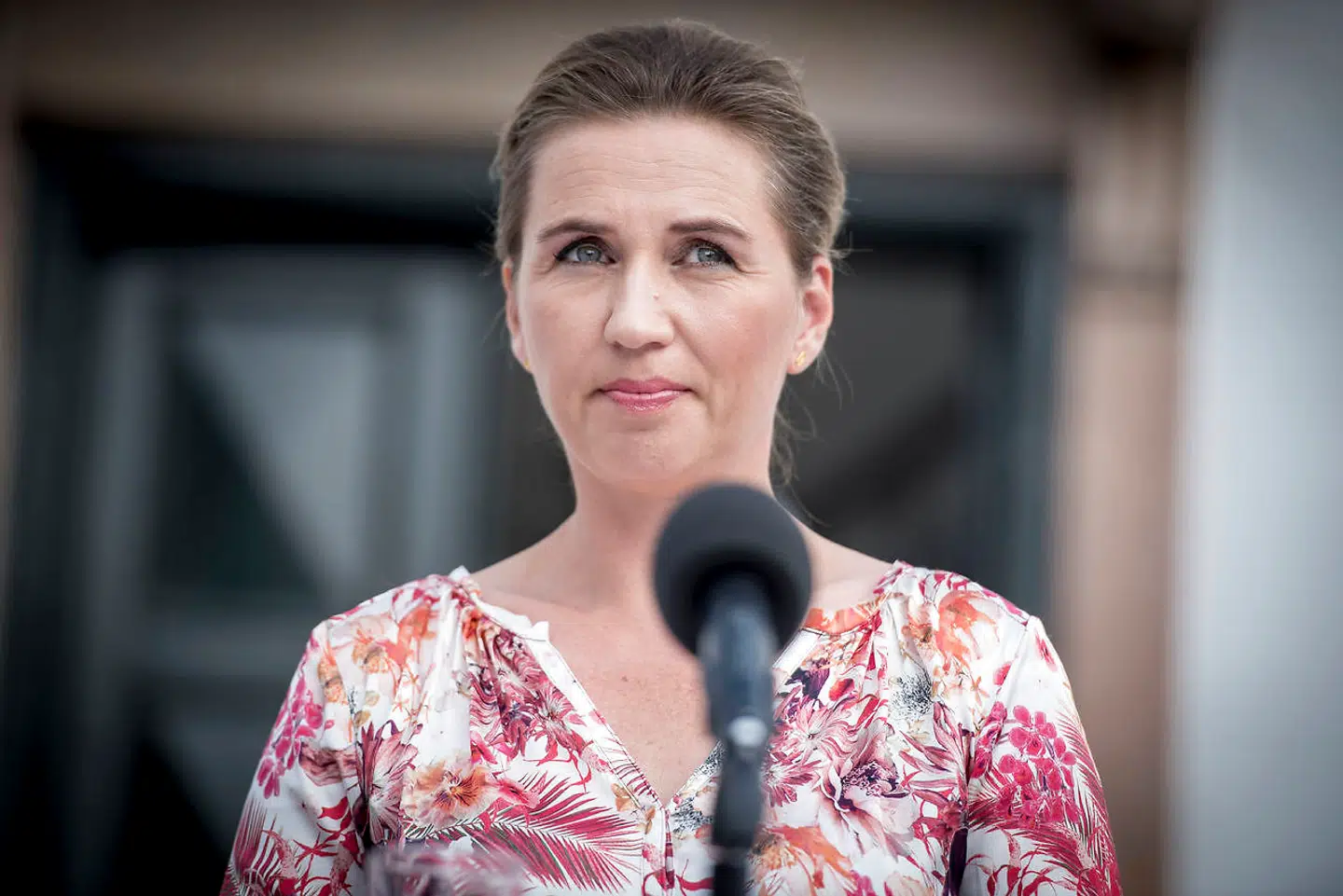 Statsminister Mette Frederiksen under Socialdemokratiets sommergruppemøde på Marienborg sidste år.