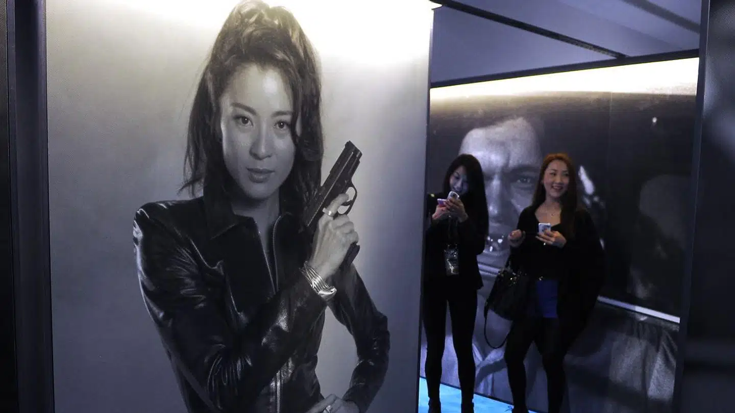 Fra en James Bond-udstilling i Shanghai. Udstillingen blev vist kort tid efter, at den kinesiske censur havde skåret i James Bond-filmen »Skyfall.«