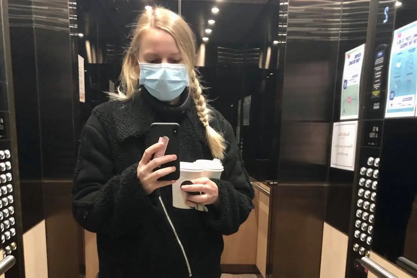 Det er kun tilladt for Julie Wejlemand Nielsen at forlade hjemmet i en time om dagen i tidsrummet klokken 05 om morgenen til klokken 20.59 om aftenen. Privatfoto/Free