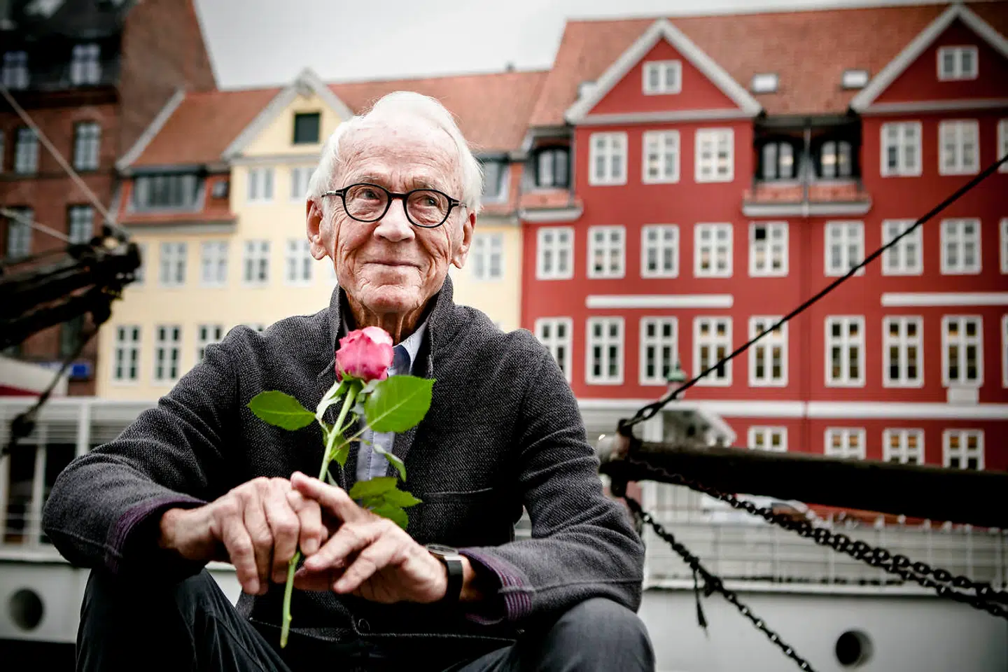 Komponisten Bent Fabricius-Bjerre er død efter kort tids sygdom. Han blev 95 år. Her er han fotograferet i 2014 i forbindelse med, at han fyldte 90 år.
