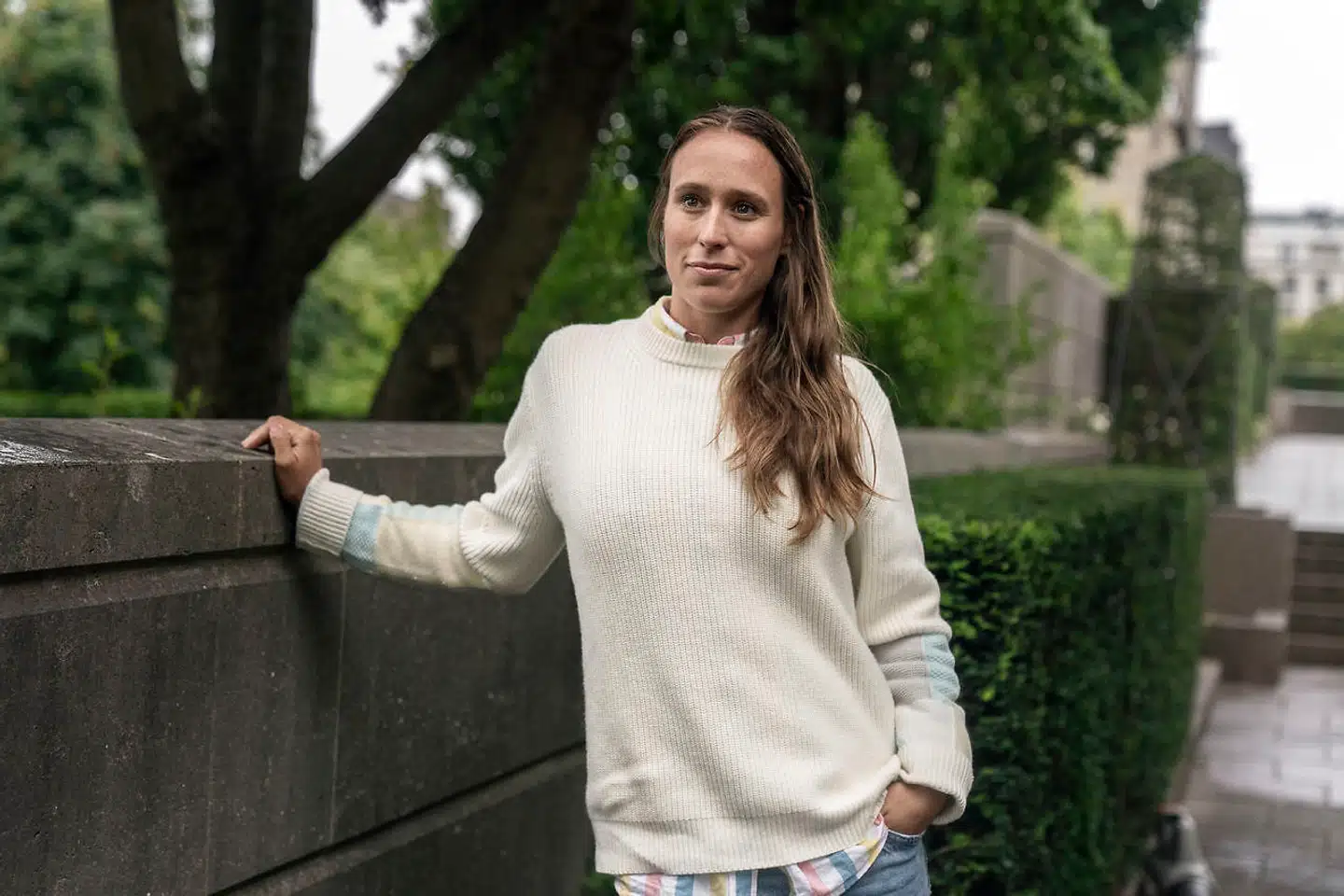 »I dag tror jeg, at jeg efter afslutningen på min svømmekarriere kan kalde mig for tyndfed, ha, ha. Nej, nok ikke helt. Men jeg er opmærksom på, at jeg mentalt har skullet ændre mig stille og roligt og også holde lidt igen med for meget mad.«