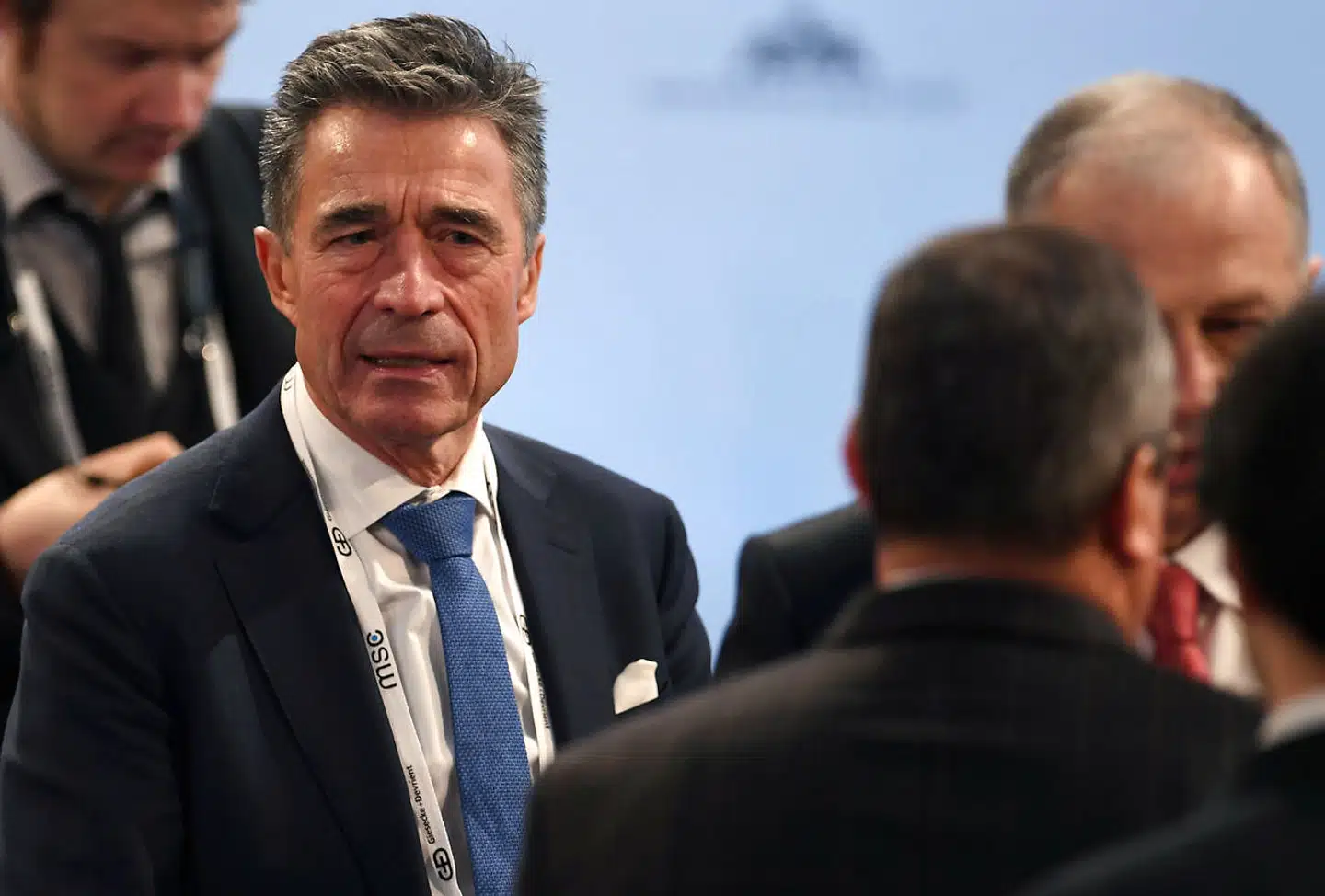Danmarks tidligere statsminister og tidligere NATO-generalsekretær, Anders Fogh Rasmussen, ved den årlige sikkerhedskonference i München i februar i år.