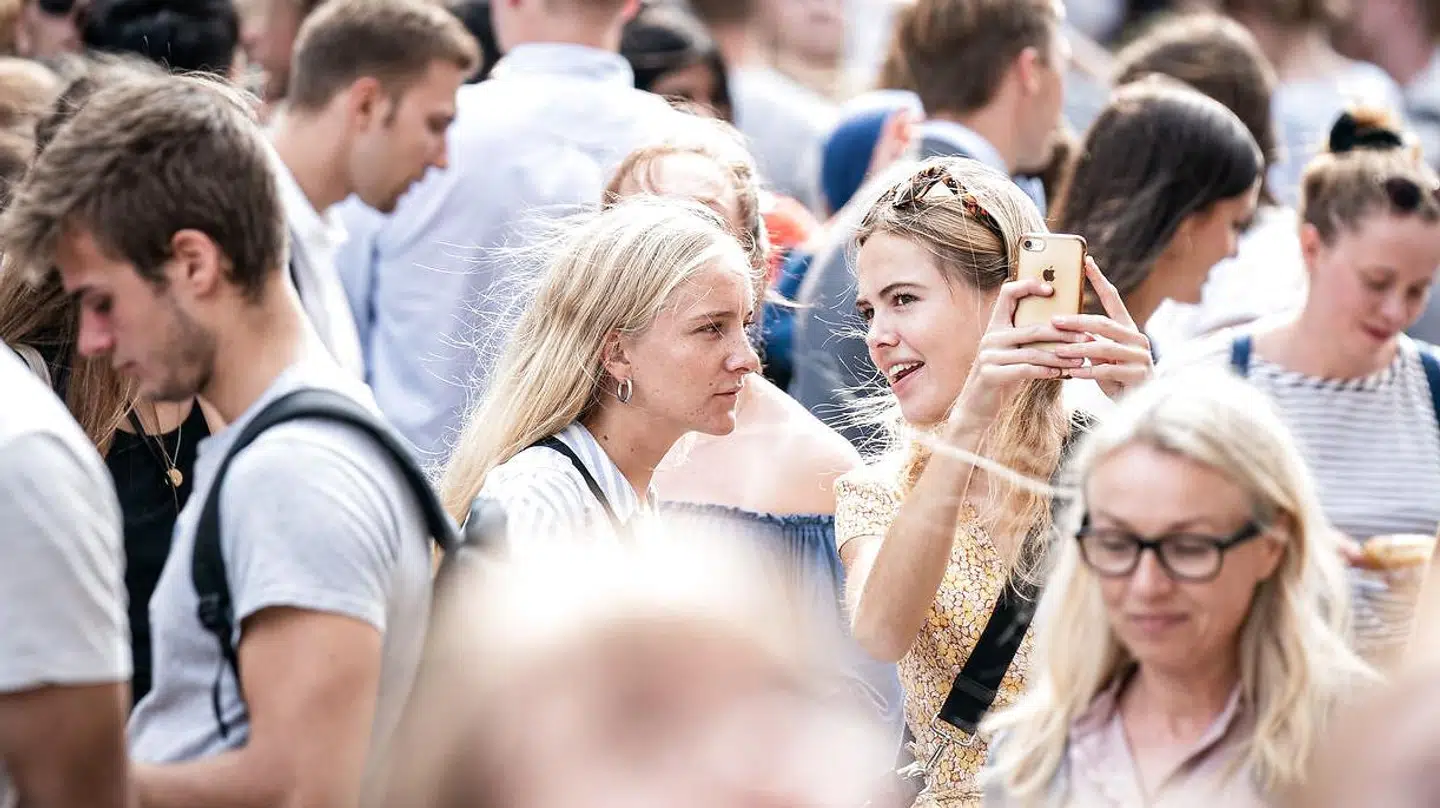 Sidste år blev der på medicin på Københavns Universitet optaget 184 mænd og 457 kvinder. Billedet er fra immatrikulation på Frue Plads i København i august sidste år.