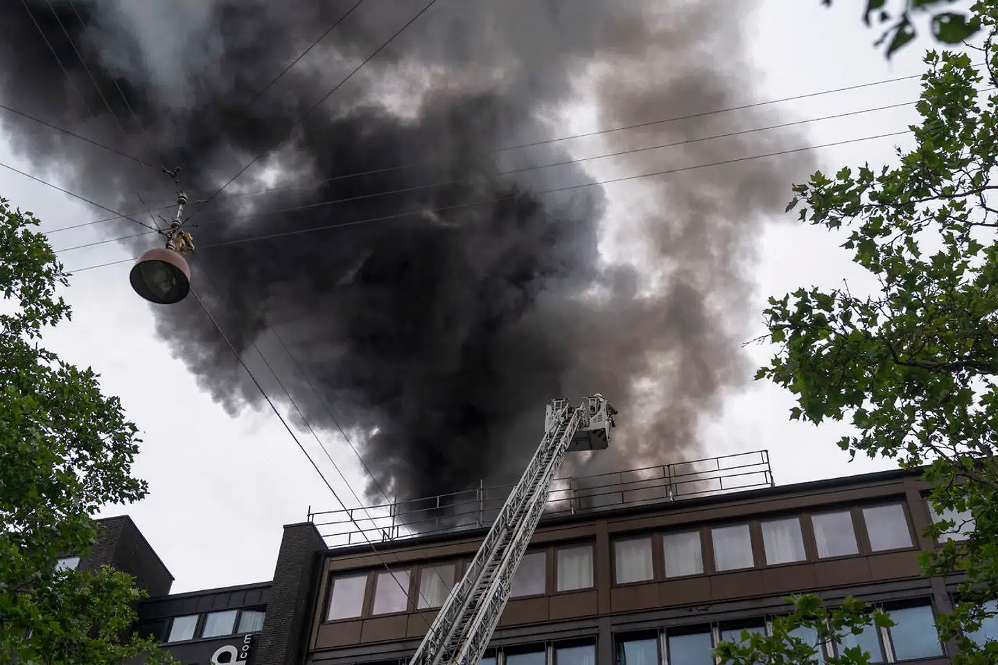 Brand i Hotel Wakeup i Borgergade ved Adelgade.