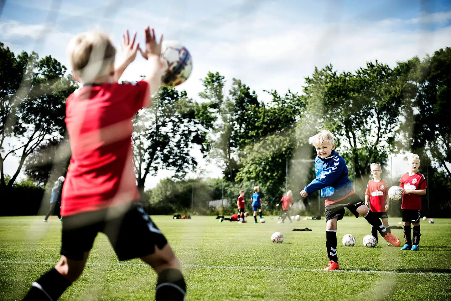 Arkivfoto: Over 100 børn blev syge efter at have spist den mad, der blev serveret til frokost på fodboldskoler i Lyngby og Virum forrige uge. Billedet har ikke nogen direkte relation til sagen.